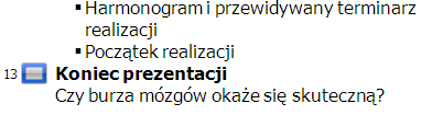 13. Wstawianie nowego slajdu w wybranym układzie 1. Wstaw po ostatnio wstawionym slajdzie nowy pusty slajd w układzie Slajd Tytułowy.