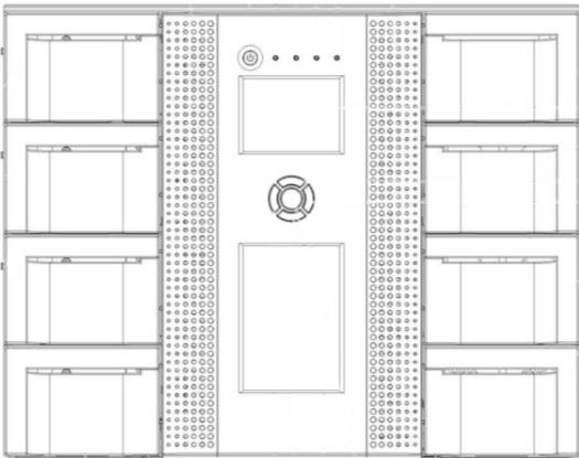 actilib Library Expander Lower Library Master Library Total slots Total HH drive bays Total FH drive bays Max.