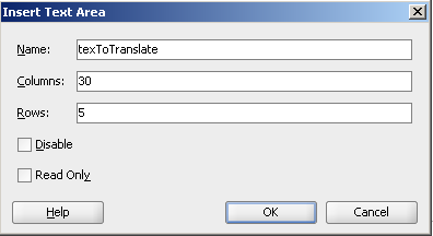 21. Kliknij myszką wewnątrz elementu formularza (pomiędzy pomarańczowymi ramkami pod zdjęciem) i wpisz tekst: Please enter the text to be translated. Wciśnij klawisz Enter.