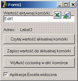 2. Przykład współpracy aplikacji z Microsoft Word Współpraca z edytorem tekstu dostępnym w Office za pomocą kontrolek Worda jest również prosta.