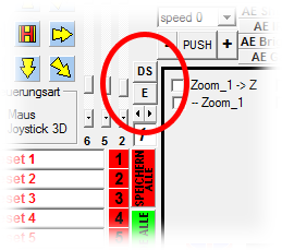 3.7.3. Zmiana ustawień menu kamer W kamerach SONY EVI i BRC istnieje możliwość podglądu statusu wybranych funkcji kamer na ekranie (np. EVI-D30/31, EVI-D100). Służy do tego przycisk DS (Data Screen).