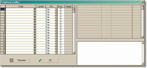 40 WinPro User Guide Kod : Tutaj wybierz rodzaj profila. Długość : Domyślnie, długość profila jest automatycznie obliczna przez WinPro. Jeśli wpiszesz cokolwiek tutaj, zostanie to przeliczone.