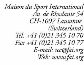 Kodeks Sportowy FAI