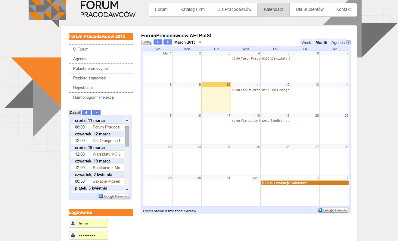 Google Calendar: