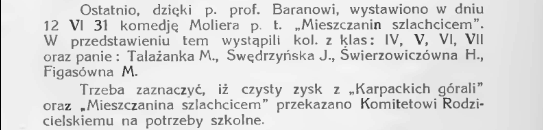 IV Sprawozdanie Dyrekcji Państwowego Gimnazjum Klasycznego w Trzemesznie za lata 1929-32, s. 73.