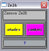 Ostatnie miejsce na stacyjce operatorskiej zajmuje przycisk: RESET / STOP RECEPTURA. Pozwala on na przerwanie wykonywanej receptury.