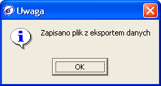 (6) Aby rozpocząć proces eksportu danych klikamy na przycisk Eksportuj.