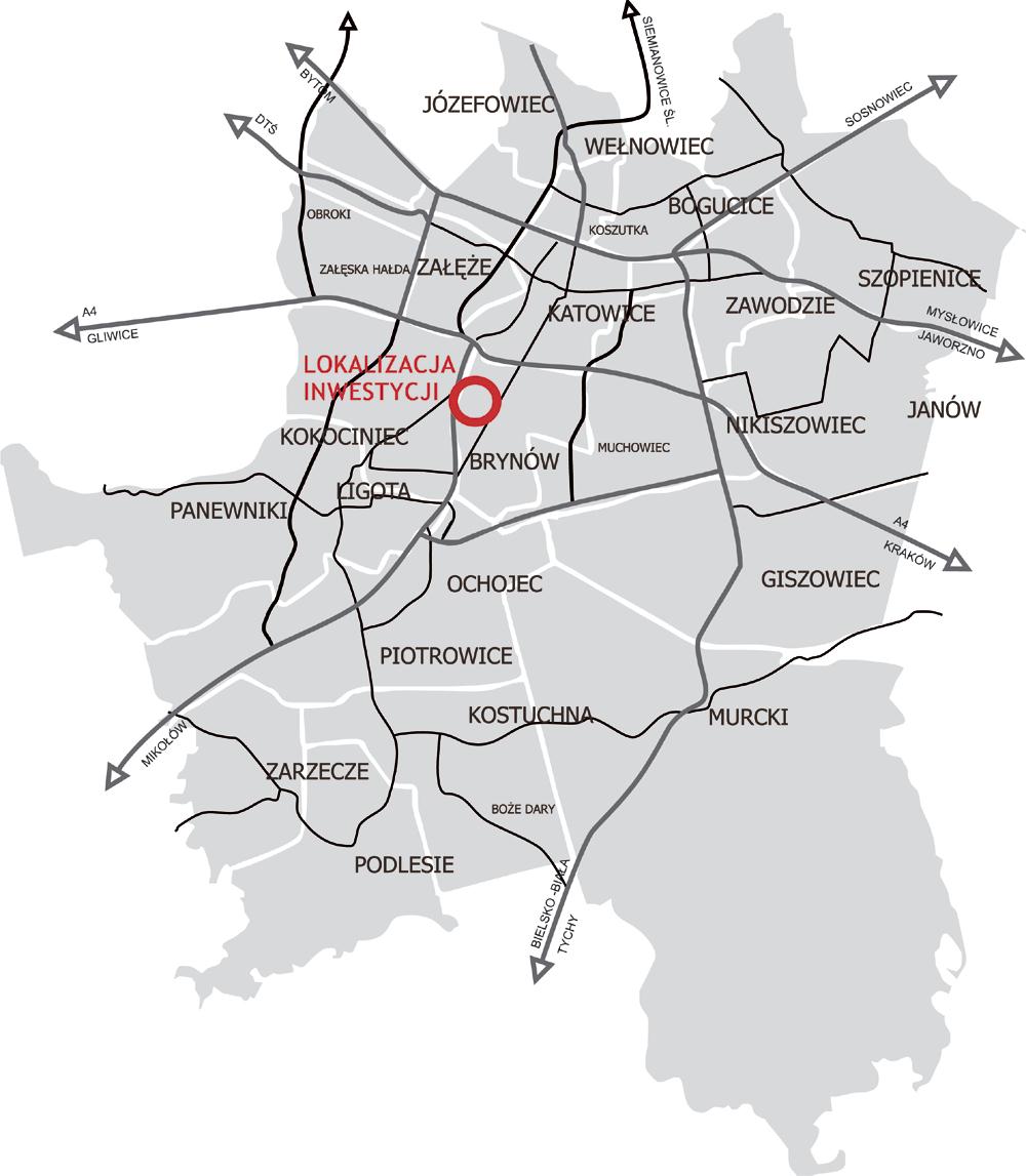 13) INWESTYCJE MIESZKANIOWE KATOWICE- PARKOWA Projekt Parkowa 1 - wyjątkowo prestiżowa lokalizacja PUM: ok.