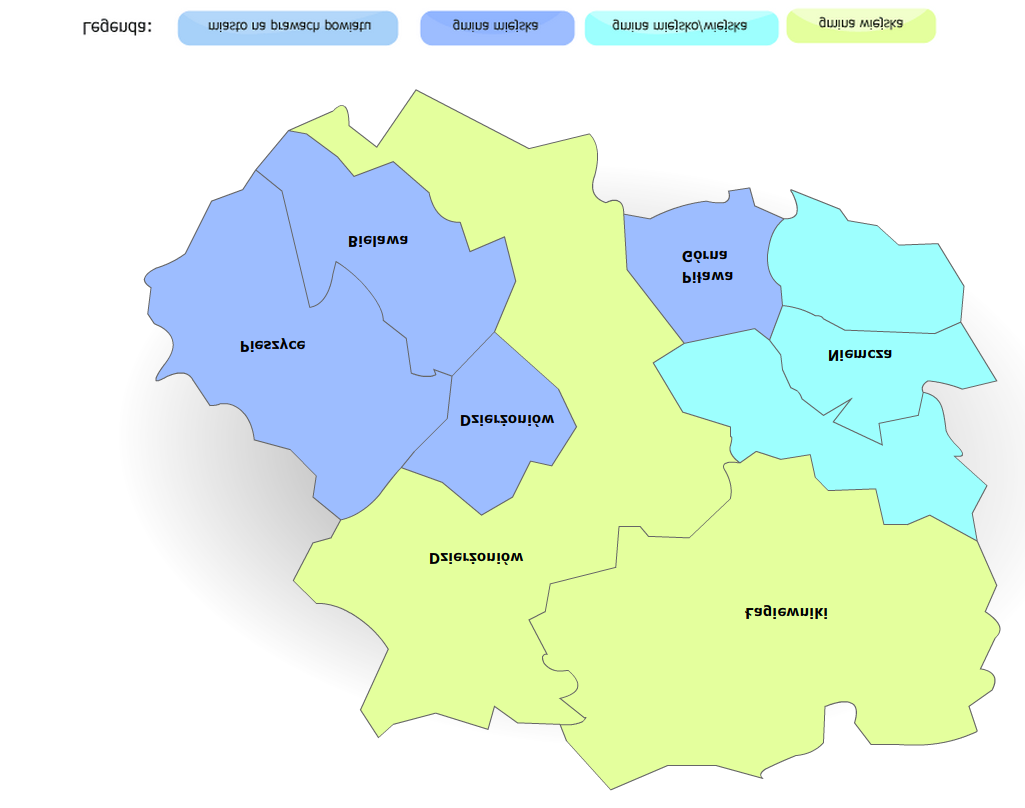 2. Część diagnostyczna 2.1. Ogólna charakterystyka gminy Pieszyce 2.1.1. Położenie geograficzne Gmina miejska Pieszyce położona jest w województwie dolnośląskim, w powiecie dzierżoniowskim.