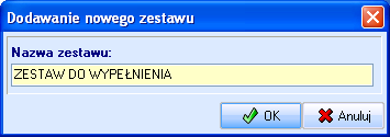 Moduł 22 Stomatolog W celu dodania nowego materiału używanego do zabiegu w oknie Wykonywanie zabiegów należy zaznaczyć wybrany zabieg oraz użyć przycisku Dodaj znajdującego się w prawej części okna