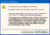 2. Windows XP/2000 Patrz dołączona płyta CD-ROM Instalowanie sterownika monitora i instrukcja obsługi. Po umieszczeniu płyty w napędzie CD komputera, płyta CD-ROM uruchomi się automatycznie.