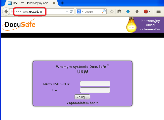 Aby złożyć wniosek urlopowy z wykorzystaniem Elektronicznego Systemu Obiegu Dokumentów (ESOD) należy wykonać następujące kroki: A) Przez osobę składającą wniosek urlopowy rejestracja wniosku: 1.