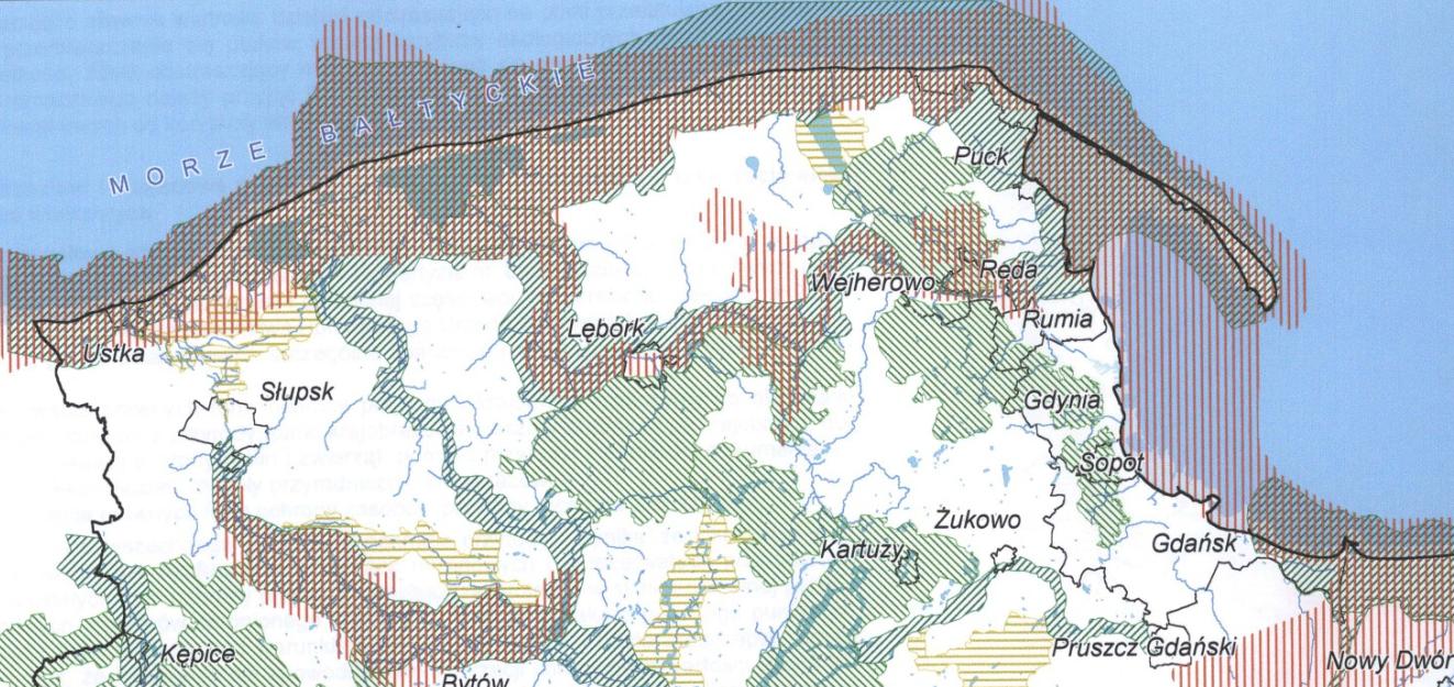 Z punktu widzenia potencjału teoretycznego, zasoby energii wiatru miasta Sopot są duże, jednakże liczne uwarunkowania lokalne związane zarówno z obszarami szczególnej ochrony, terenami zabudowanymi,