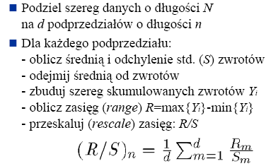 pierwszych ludzi, którzy włożyli w to kamień milowy (a nawet nilowy...) był Hurst. Hurst (1950) badał zmiany poziomu wody na Jeziorze Wiktorii. Jak wiemy z geografii Nil tam ma swoje początki.