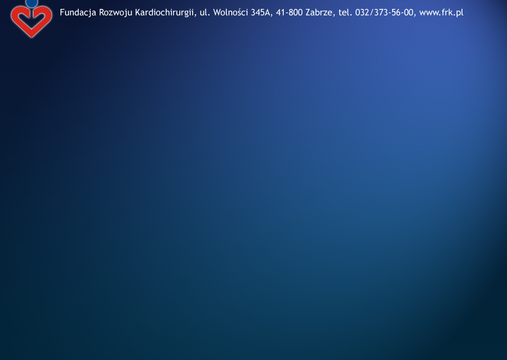 Robotyka medyczna w Polsce czyli Robin Heart i inni Zbigniew Nawrat Fundacja Rozwoju Kardiochirurgii
