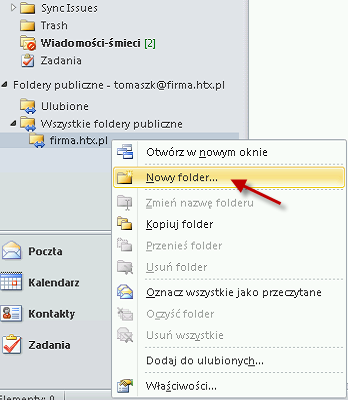 str. 5 Uruchomić Microsoft Outlook na koncie z uprawnieniami administratora wirtualnej firmy.