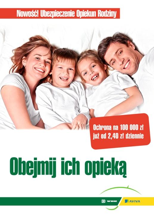 zł za 2,40 dziennie (przykład dla osoby w wieku 35 lat) Ochrona dla ubezpieczonego i współmałżonka w