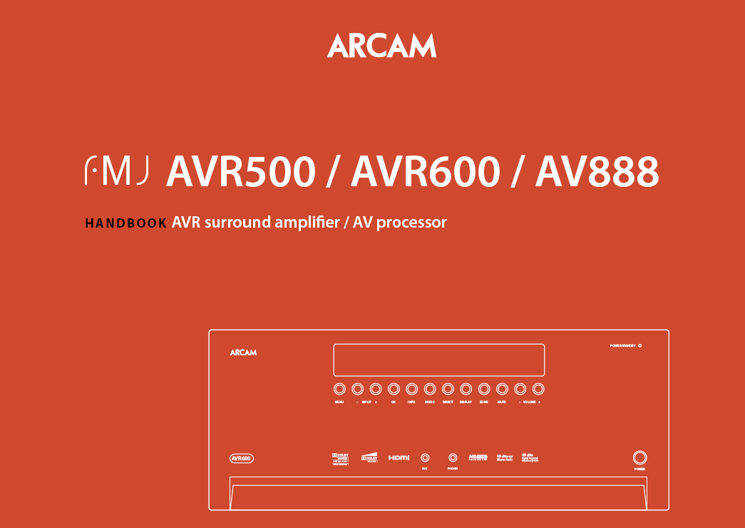 AMPLITUNER AVR600/ AVR 500