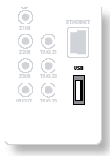 Podłączenie USB AVR600/AVP888 jest w stanie odtwarzać materiał zawarty na przenośnych pamięciach USB lub innych urządzeniach, które można podłączyć poprzez gniazdo USB.