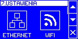 Pozycja menu Wejścia/wyjścia Podmenu 7.4.1 Konfiguracja 7.4.2 Reset 9.9.4.1. Konfiguracja Funkcja służy do przyporządkowania ról do poszczególnych interfejsów.