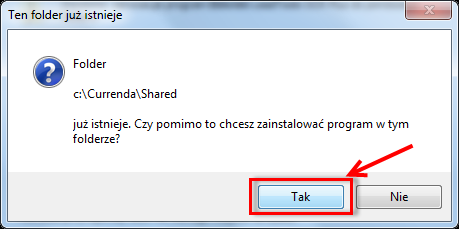 Aby kontynuować instalację biblioteki należy kliknąć przycisk Dalej Kolejnym oknem, które się pojawi podczas instalacji, jest okno w którym należy określić lokalizację instalacji bibliotek LeadTools.