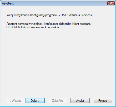 Moduł Administrator 5.2 25 Pierwsze uruchomienie (Asystent konfiguracji) Przy pierwszym uruchomieniu programu automatycznie otwiera się okno Asystenta.
