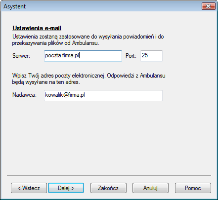 28 5.2.4 Podręcznik G DATA AntiVirus Business Powiadomienia e-mail Serwer może powiadamiać administratora sieci o wykryciu wirusa za pomocą poczty elektronicznej.