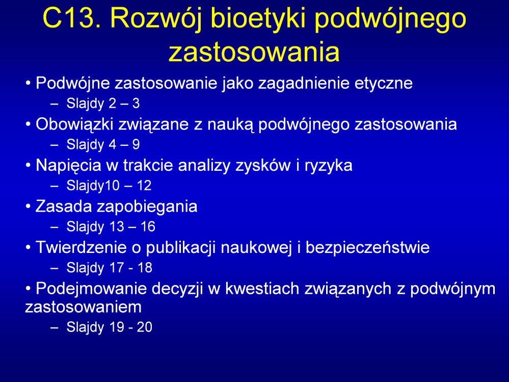 Uwagi: Celem wykładu jest wprowadzenie studentów do sposobów wykorzystania rozumowania