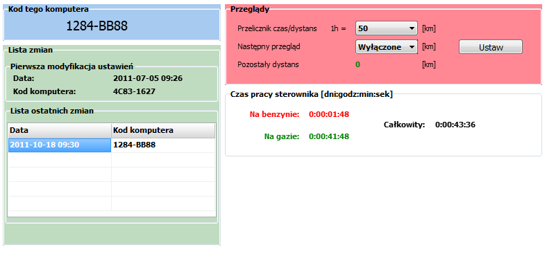 Strona 22 z 66 o Test wtryskiwaczy (F4) funkcja pozwala na wykrycie różnic wydajności zamontowanych w samochodzie wtryskiwaczy gazowych bez konieczności wymontowywania ich z auta.