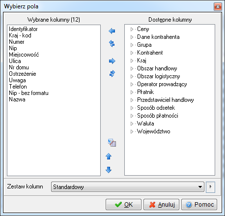 UWAGA! Prawy klawisz myszki (inaczej menu kontekstowe), użyty w różnych częściach okna, nie zawsze wyświetli takie same opcje. Opcja Widok ma wbudowane własne menu: Znacznik włącza/wyłącza funkcję np.