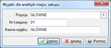 Wprowadzając nową analitykę, należy określić na ilu znakach nastąpi jej kodowanie. Należy pamiętać, aby ich ilość nie była mniejsza od rzeczywistej ilości znaków występujących w danej zmiennej.