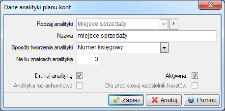 Opcja Podlega rozrachunkom jest widoczna tylko w wersji Prestiż systemu. Dla słowników definiowanych, umożliwiono ograniczenie dostępu do wybranych pozycji słowników.