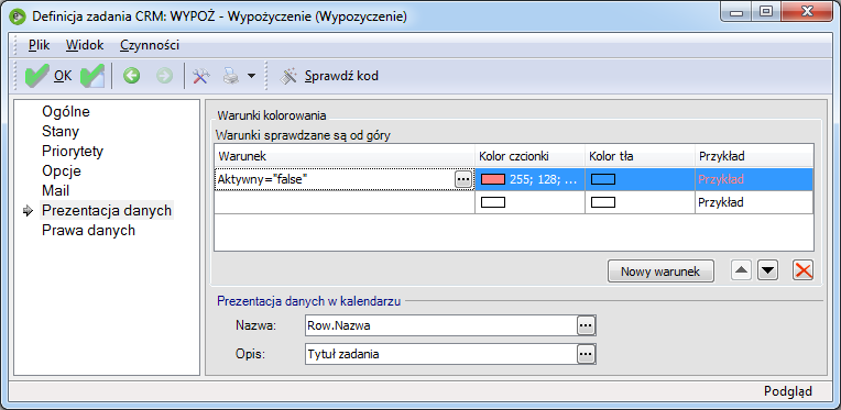 na zakładce CRM, adresu e-mail; Prowadzącego poczta będzie wysyłana do operatora oznaczonego jako Prowadzący.