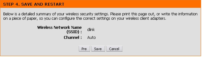 Kliknij Save aby zachować bieŝące ustawienia i ponownie uruchomić Access Point. Konfiguracja urządzenia za pomocą programu Setup Wizard została zakończona. MoŜna juŝ korzystać z Internetu.