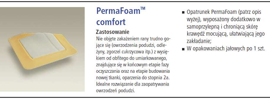 1: Czy Zamawiający dopuści możliwość zaoferowania opatrunku typu PermaFoam Comfort w rozmiarze 15cm x 15cm lub 20cm x 20cm i następujących właściwościach: Zapytanie nr 141: Projekt umowy 9 ust.