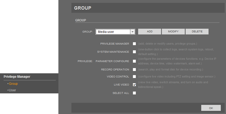 NVIP-5000 series user s manual ver.1.0 WWW INTERFACE - WORKING WITH IP CAMERA Select ENABLE SMTP to activate SMTP function.