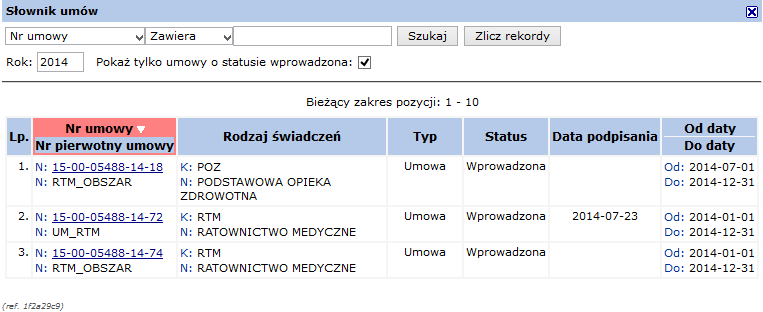 6.2 Dodanie nowego zgłoszenia zmiany do umowy w zakresie potencjału W celu wprowadzenia nowego zgłoszenie do systemu, należy skorzystać z opcji.