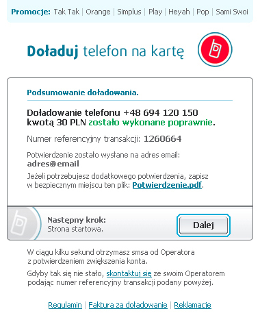 4. Systemy doładowań telefonów