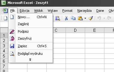 8 WTYCZKA DO PAKIETU MICROSOFT OFFICE Jeżeli użytkownik ma zainstalowany pakiet biurowy Microsoft Office, to po wykonaniu pełnej instalacji aplikacji Sigillum Sign 4 w aplikacjach Word oraz Excel