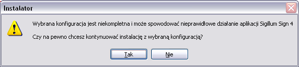 4.2 Instalacja dostosowana Po wybraniu opcji Instalacja dostosowana otrzymujemy poniższy ekran. W oknie tym należy wybrać komponenty, które powinny zostać zainstalowane.