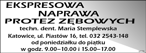 październik 2007 Nr 3 (80) 2007 RENOWACJA WANIEN szybko, tanio pisemna gwarancja trwałości (również kolory) TEL. 0-696 197 493 g516 CZYSZCZENIE DYWANÓW I TAPICEREK SZOROWANIE tel. 032 254 37 46 kom.