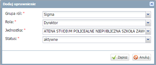 Podręcznik administratora Platformy systemu vedukacja 31 właścicielem konta jest jednostka. Jedynie właściciel konta ma uprawnienia do edycji konta użytkownika.