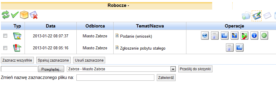 Przygotowanie i wysłanie elektronicznego wniosku do UM Zabrze poprzez