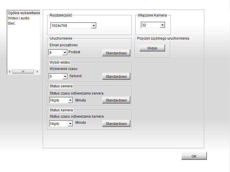 Podaj adres IP, login I hasło do zdalnego systemu GV. Jeżeli nie zmieniałeś portu, pozostaw domyślny port 5552. 3. W polu Typ Hosta wybierz DVR. 4. Kliknij przycisk Połącz.