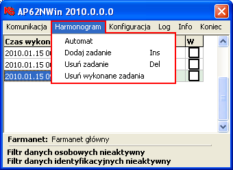 Przegląd zlecenia z centrali pozwala na przeglądanie wszystkich zleceń z centrali. Funkcja ta jest dostępna tylko dla aptek dosowych.