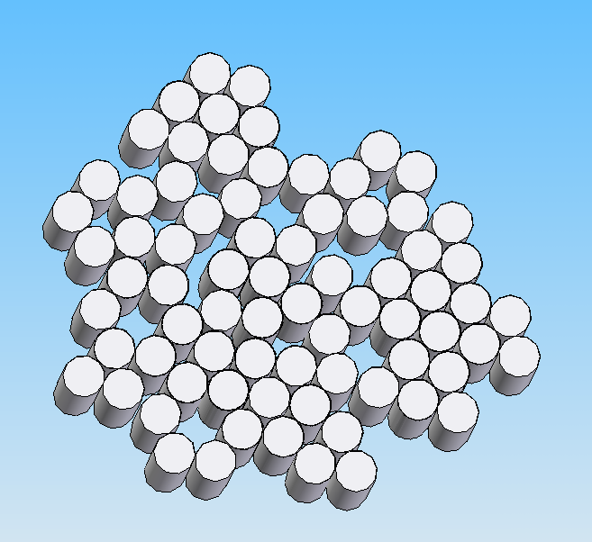 2 1 3 Rys. 6. Model warstwy Al 2 O 3 : 1) mikropory, 2) nanopory, 3) włókna [14].