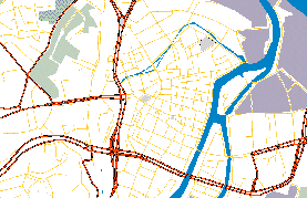 Produkcja map do nawigacji dygitaliacja Zdygitalizowana siatka dróg W er yf ik ac ja da ny ch w