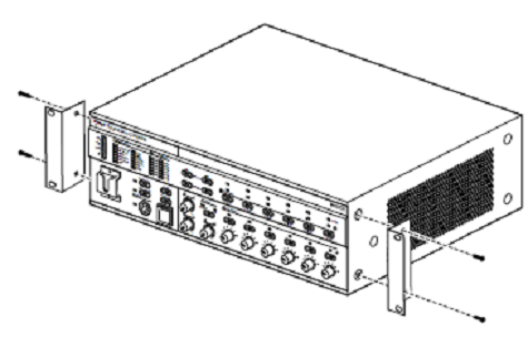 46 pl Instalacja Plena 4 4.1 Instalacja Kontroler systemowy Kontroler systemowy jest przystosowany do ustawienia bezpośrednio na stole lub do montażu jako moduł w szafie typu rack 19".