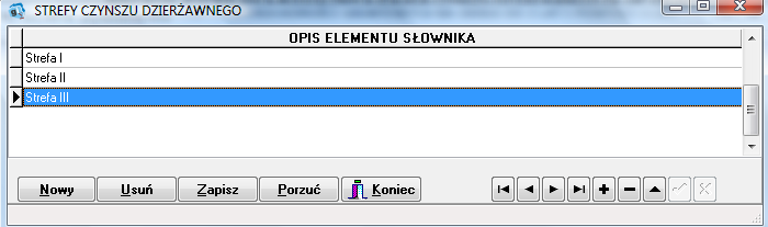 S t r n a 54 Rysunek 58. Brak płaty dla klejnej działki w Nieruchmści. Prgram GEO-INFO 6 Sigma pzwala również na ustalenie wyskści czynszów dzierżawnych.