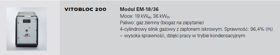 Kogeneracja z gazu ziemnego i biogazu Moduły kogeneracyjne Szczególnie przyjazne dla środowiska jest zasilanie modułów kogeneracyjnych biogazem pracują wtedy one z